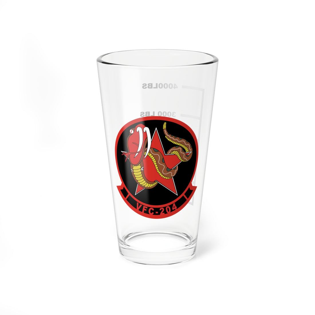 VFC-204 River Rattlers Fuel Low Pint Glass