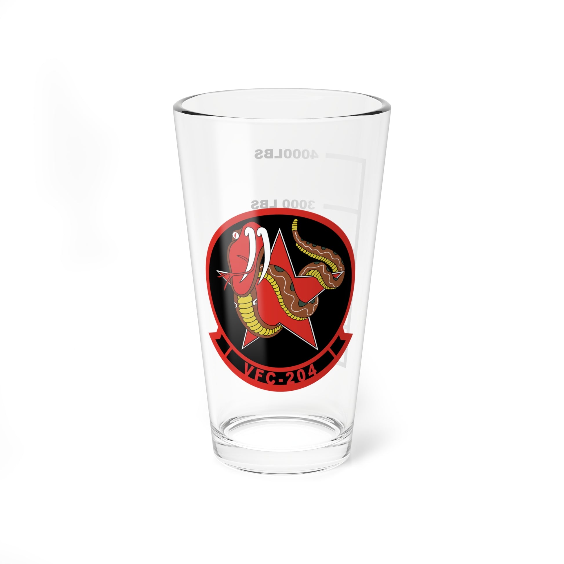 VFC-204 River Rattlers Fuel Low Pint Glass
