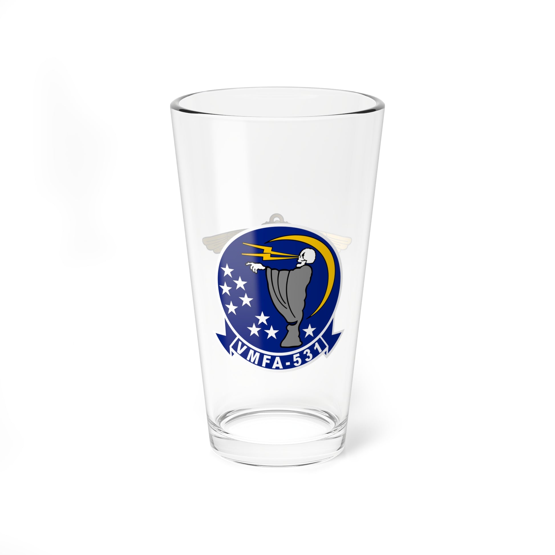VMFA-531 Grey Ghosts Aviator Pint Glass 16oz
