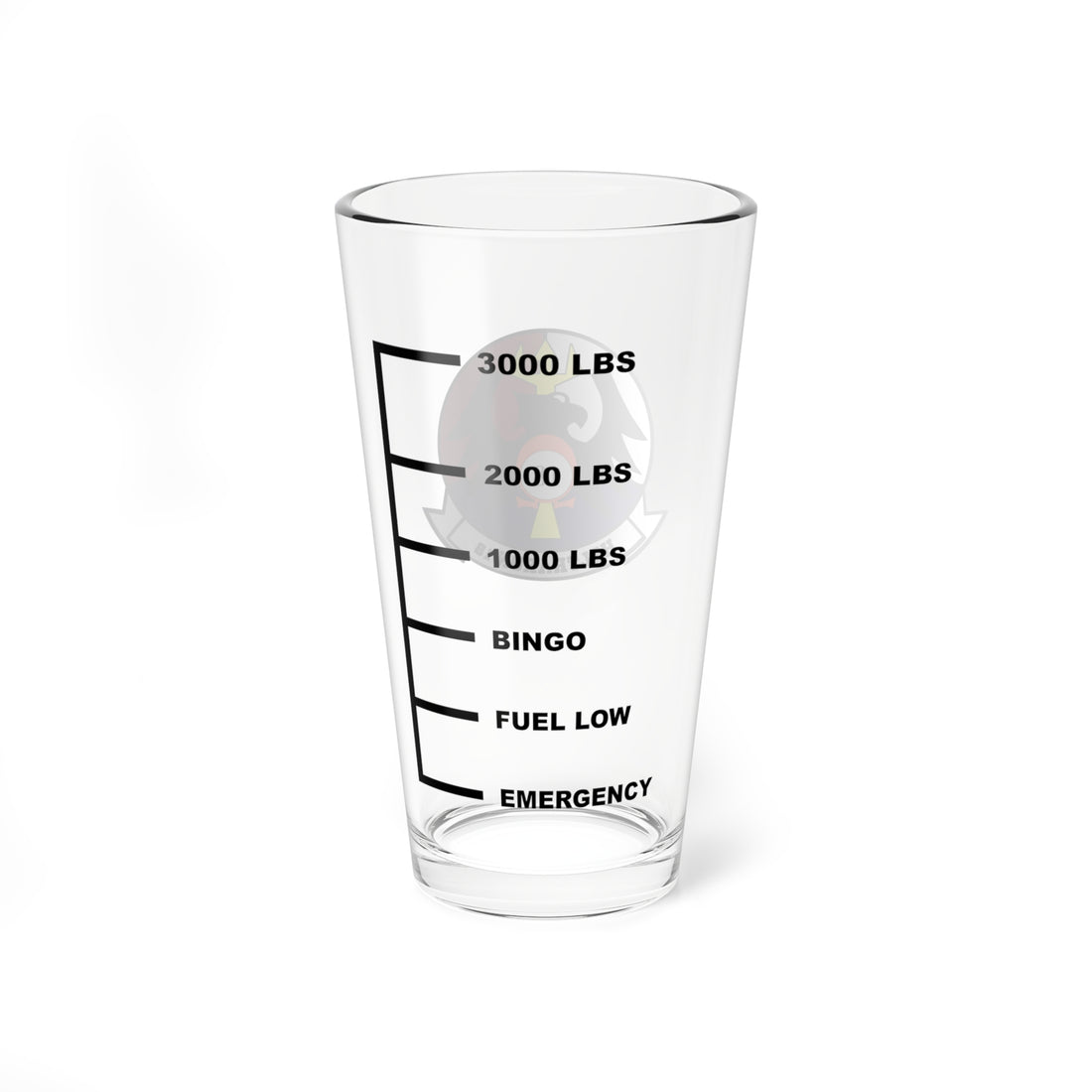 HT-18 Fuel Low Pint Glass Mixing Glass 16oz