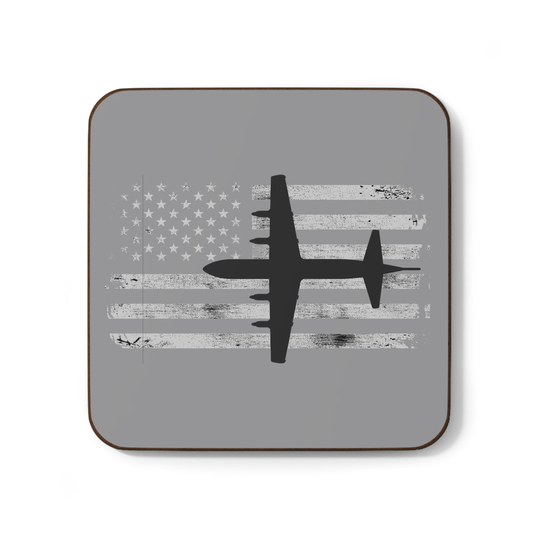 Navy P-3 Hardboard Back Coaster 
