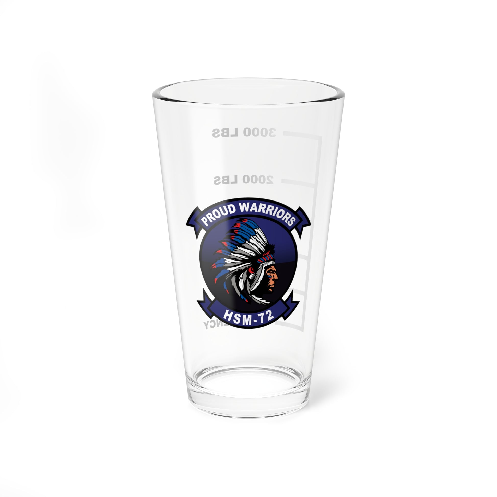 HSM-72 Proud Warriors Fuel Glass