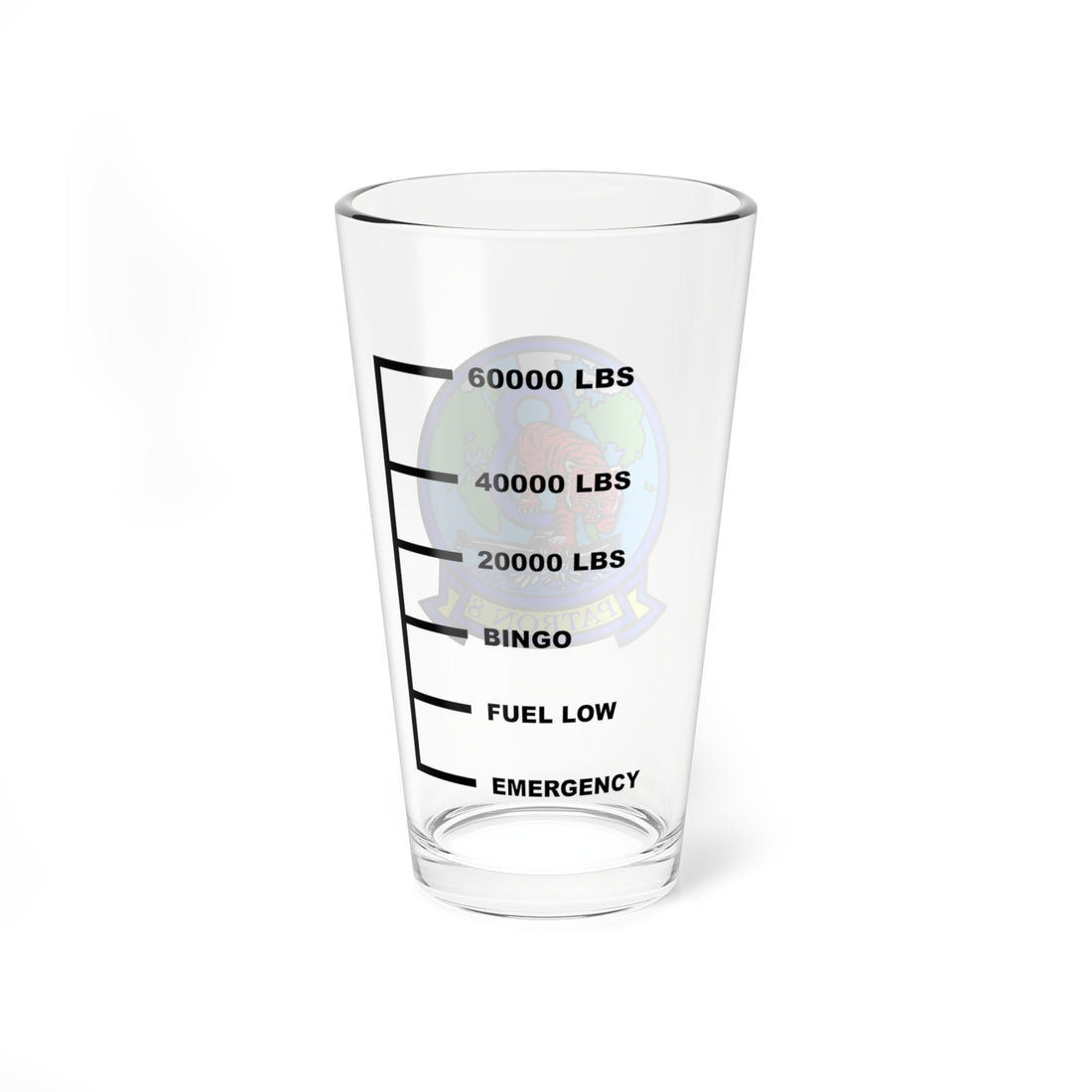 VP-8 Fighting Tigers Fuel Low Pint Glass