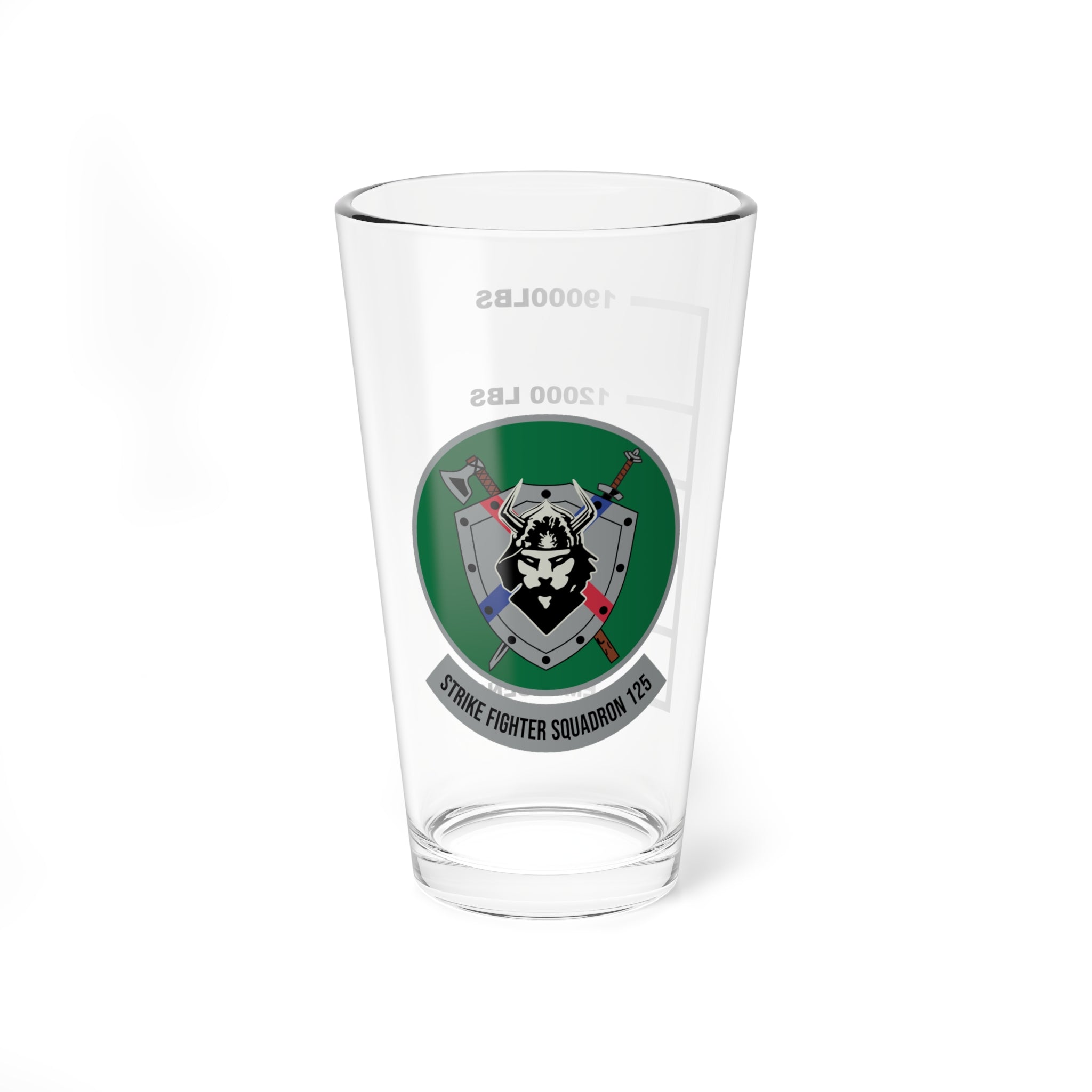 VFA-125 "Rough Raiders" Fuel Low Pint Glass