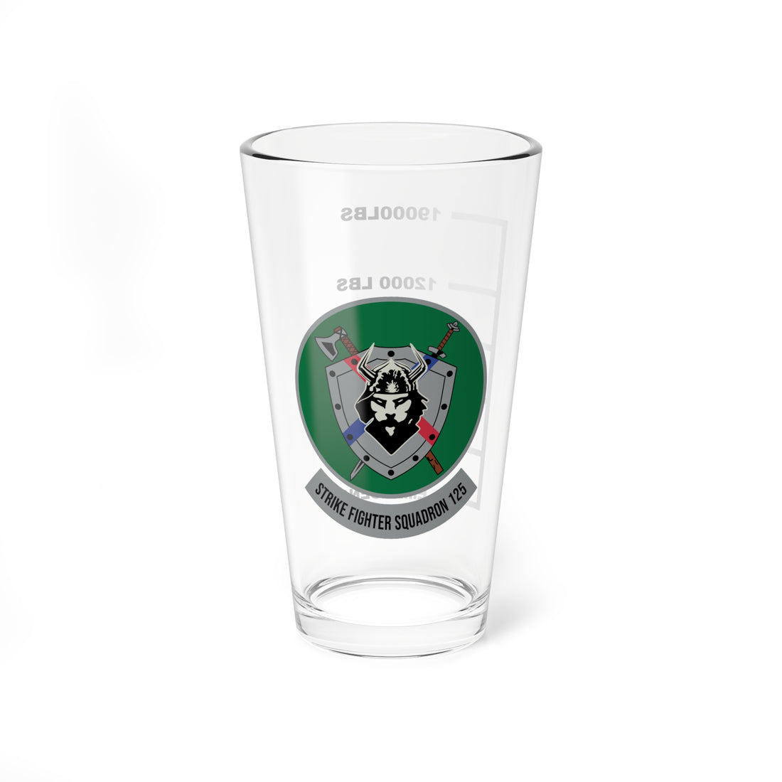 VFA-125 "Rough Raiders" Fuel Low Pint Glass