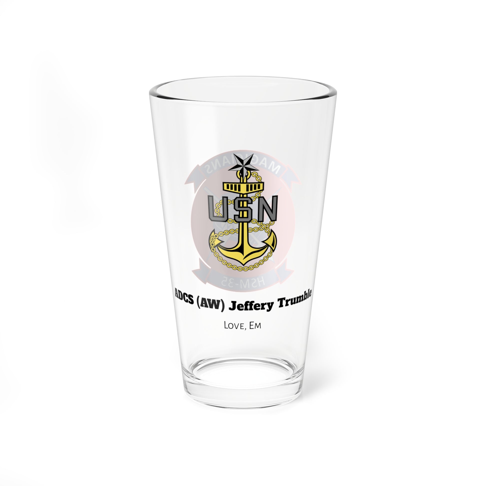 Hippy's Goodness Naval Air Station Cubi Point Pint Glass