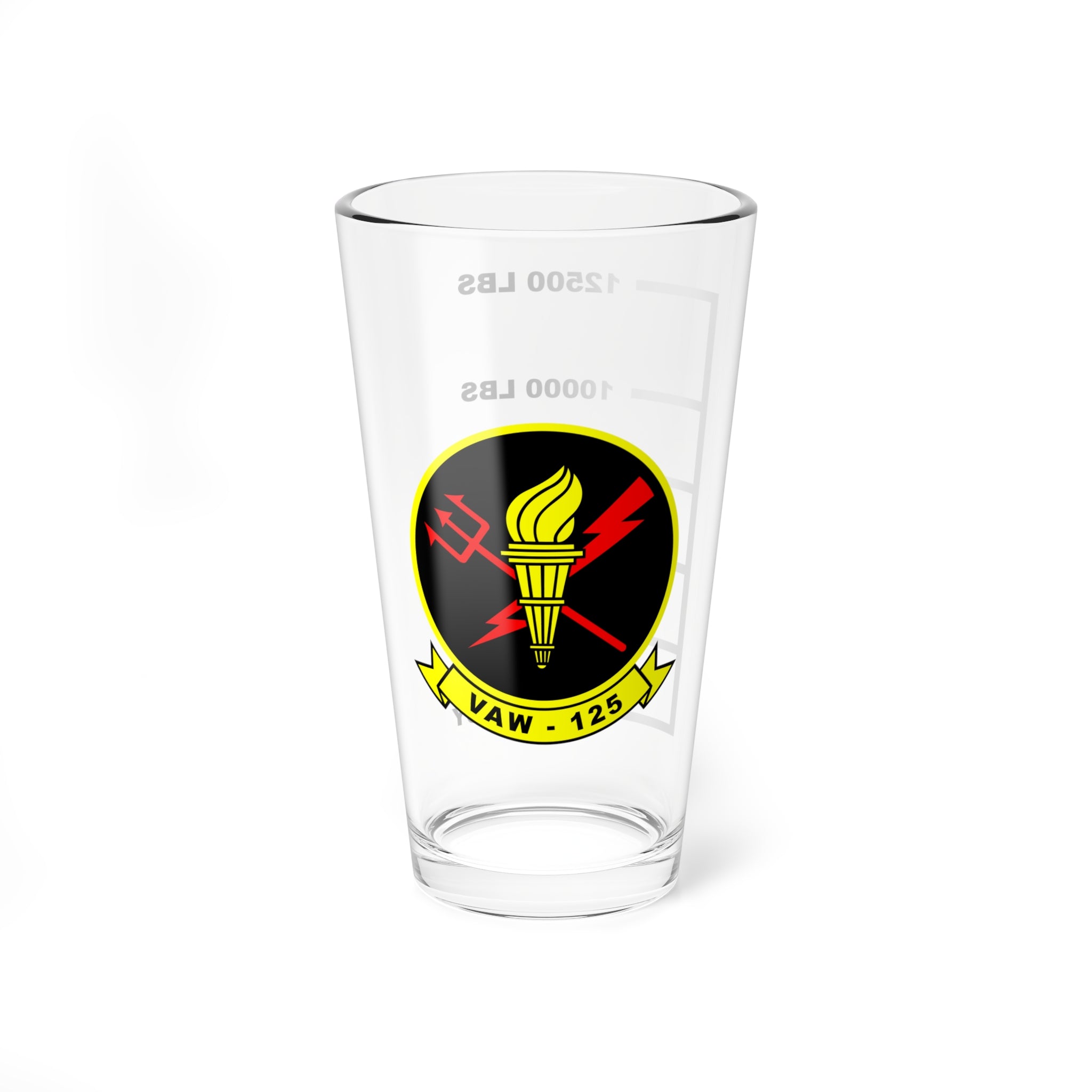 VAW-125 Torch Bearers Fuel Low Pint Glass