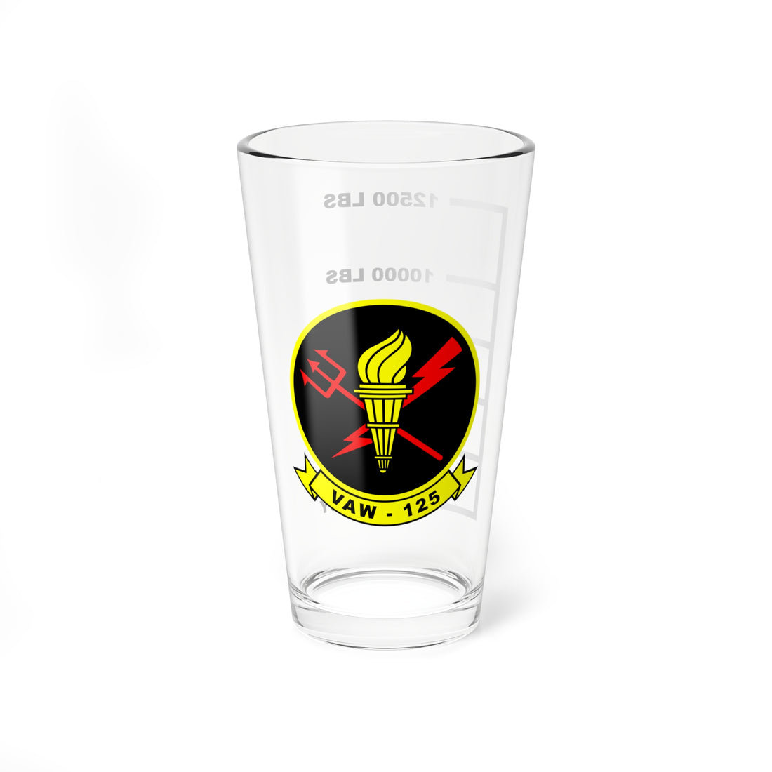 VAW-125 Torch Bearers Fuel Low Pint Glass