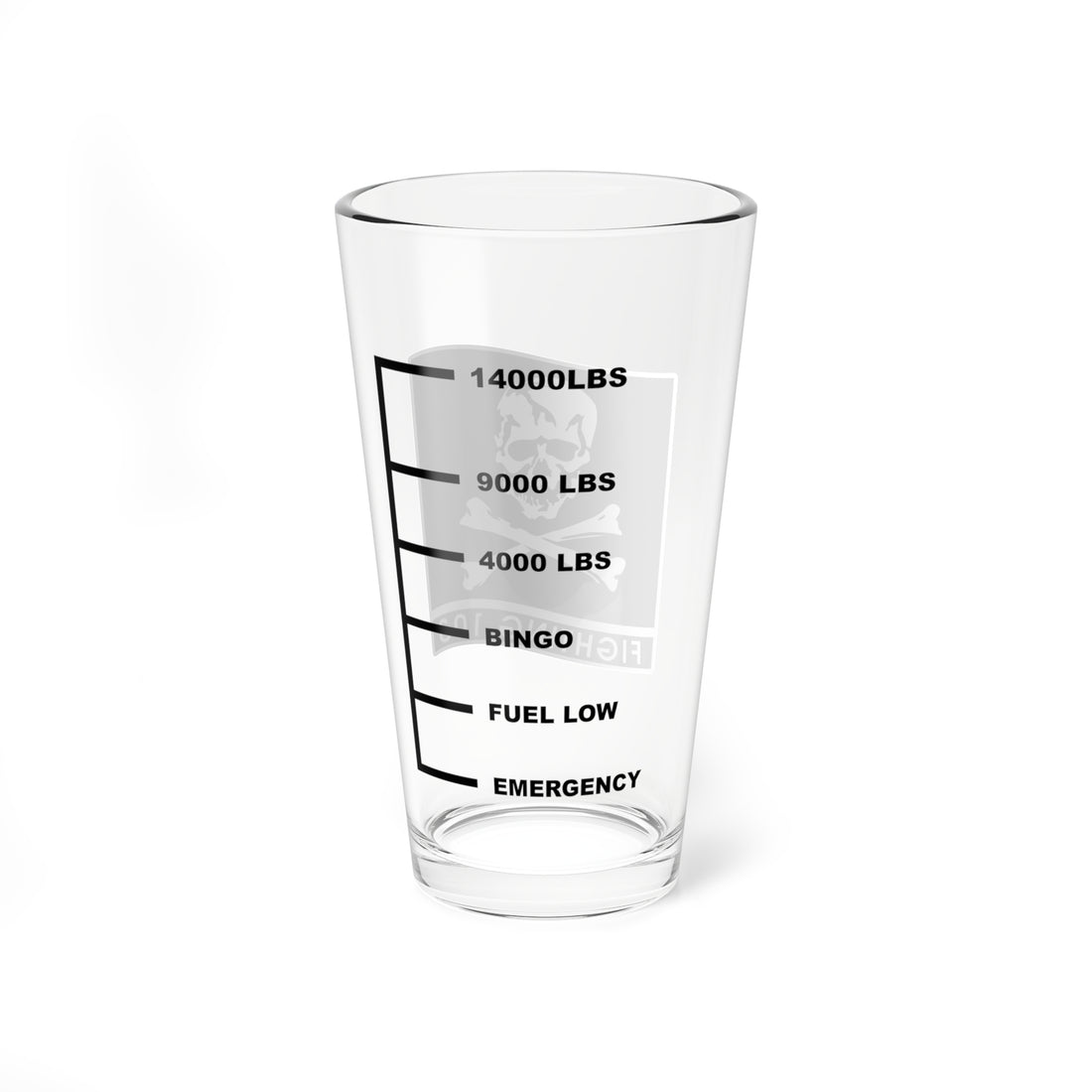 VFA-103 Jolly Rogers Fuel Low Pint Glass