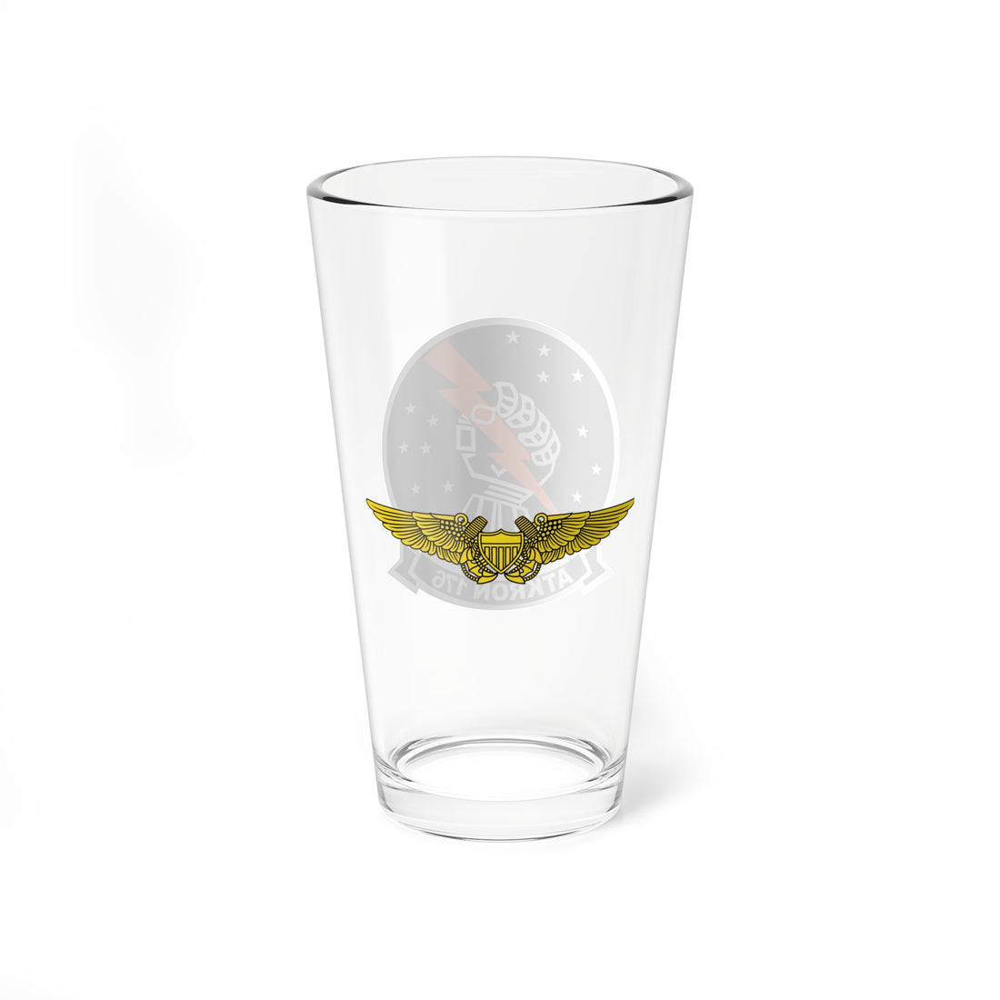 VA-176 [BLACK] "Thunderbolts" Naval Flight Officer Pint Glass, Navy Attack Squadron Flying the A-4 Skyhawk and A-6 Intruder - Shop at Hippy's Goodness