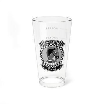 HSM-46 Grand Masters Fuel Low Pint Glass 16oz