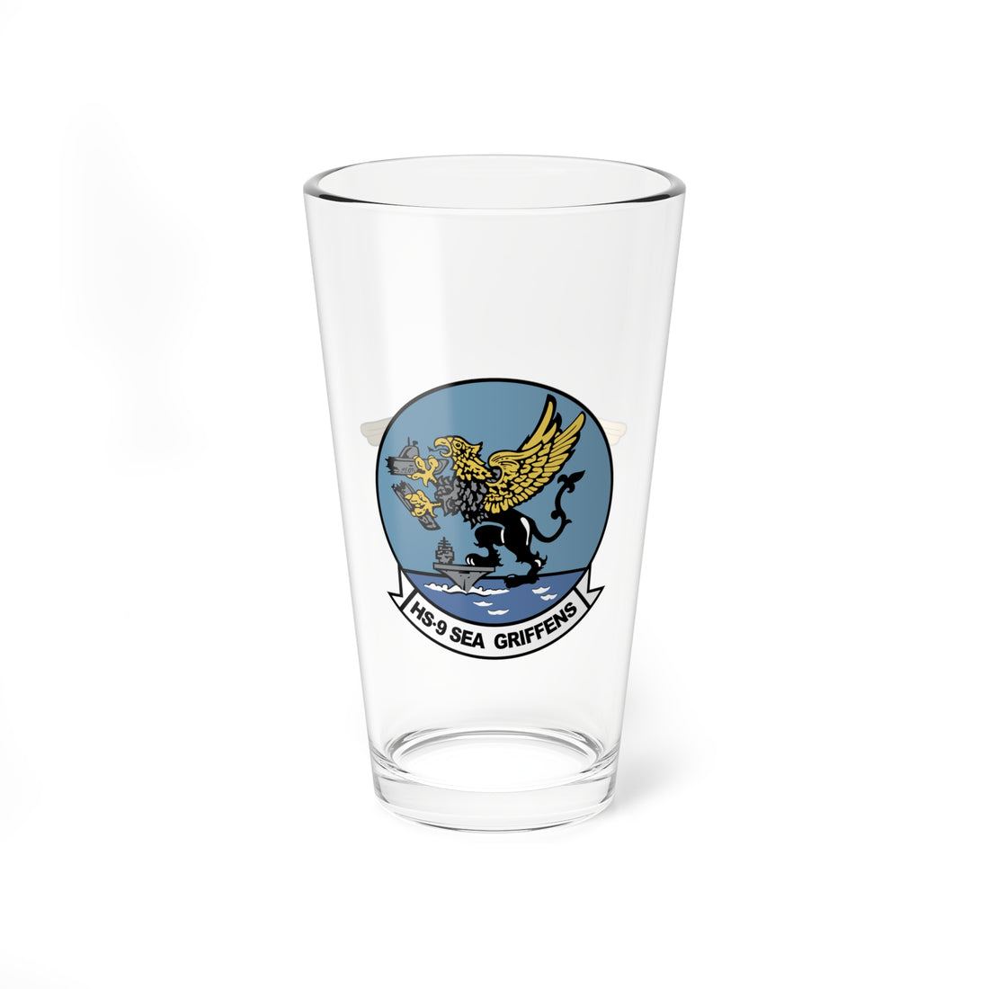HS-9 Sea Griffens Aviator Pint Glass 