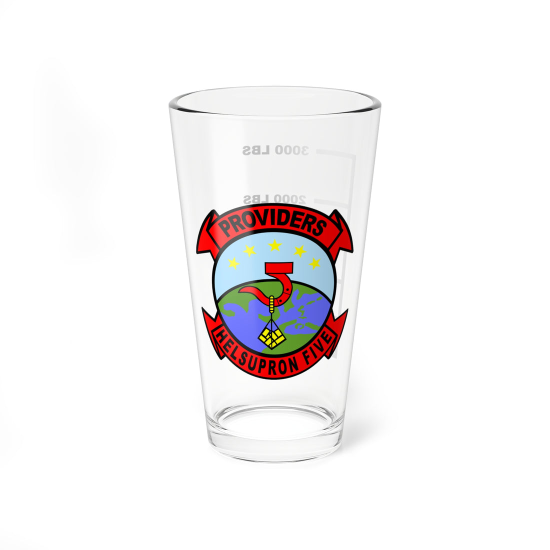 HC-5 Providers Fuel Low Pint Glass 16oz