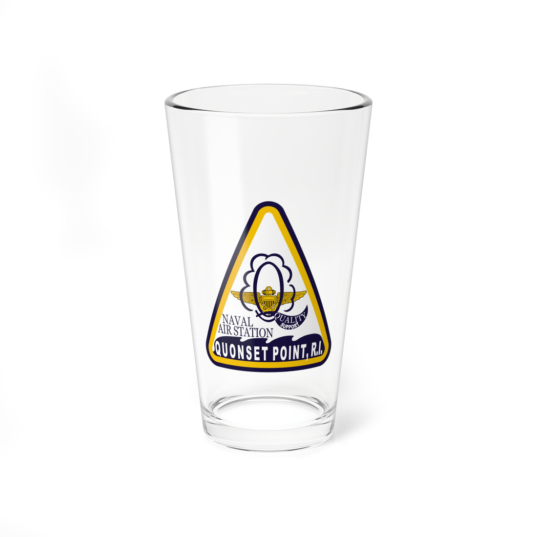 Hippy's Goodness Naval Air Station Quonset Point Pint Glass