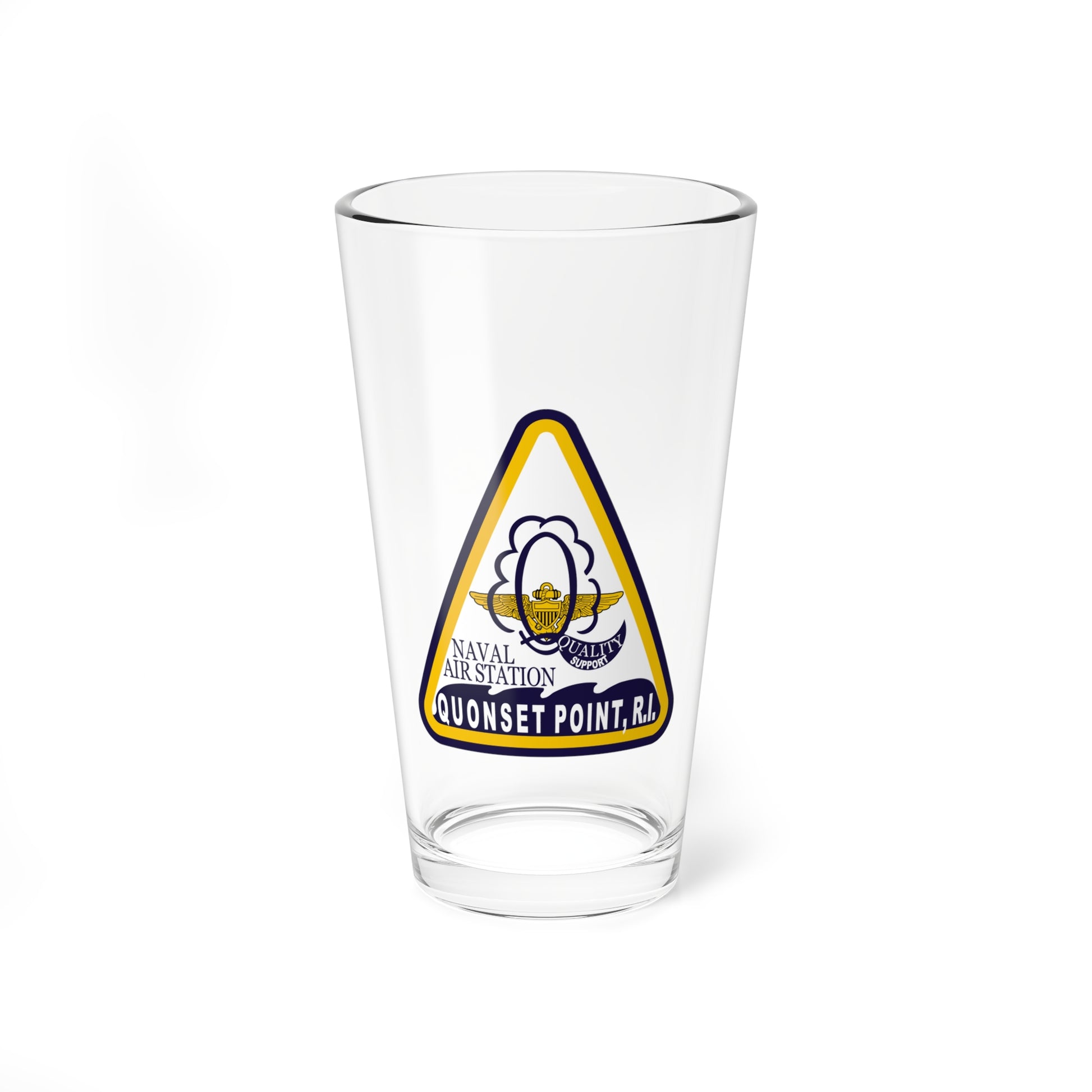 Hippy's Goodness Naval Air Station Quonset Point Pint Glass