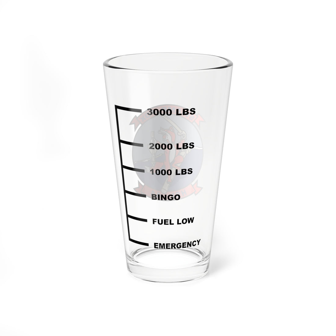 HSL-44 Swamp Foxes Fuel Low Pint Glass