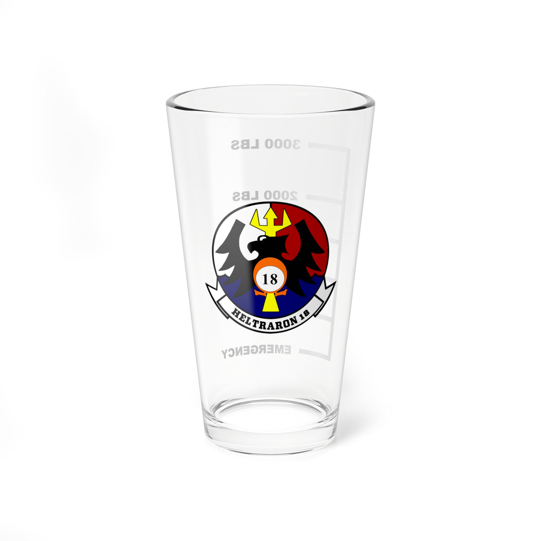 HT-18 Fuel Low Pint Glass Mixing Glass 16oz