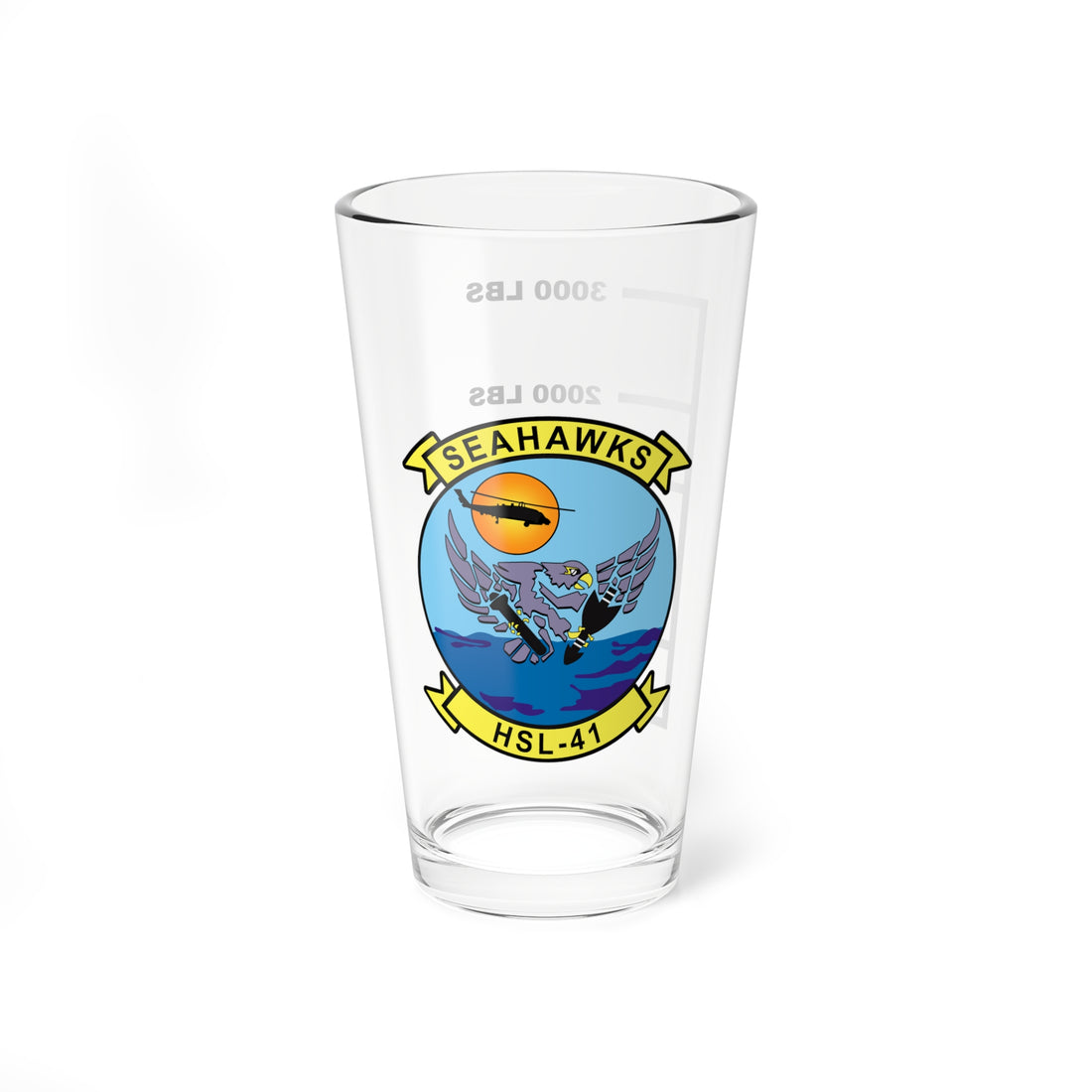 HSL-41 Seahawks Pint Glass 