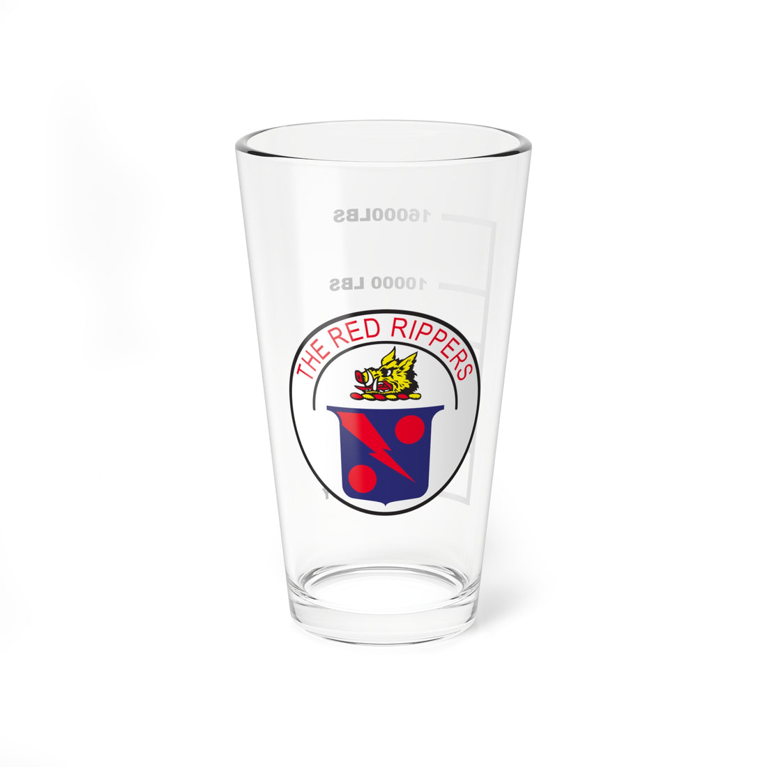 VF-11 "Red Rippers" Fuel Low Pint Glass
