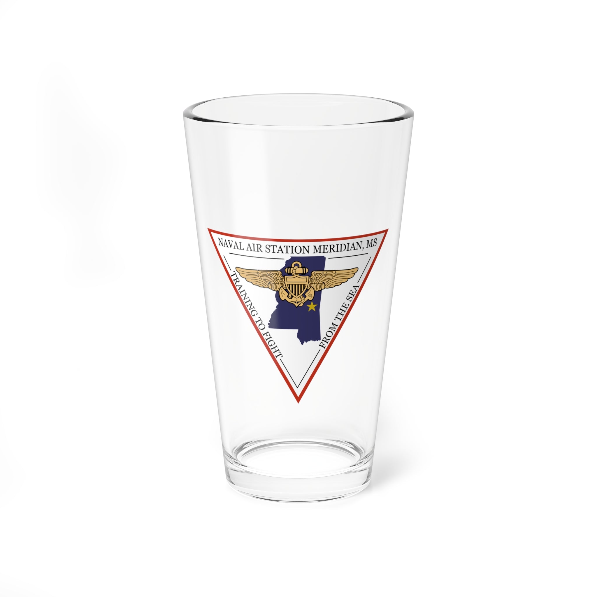 Hippy's Goodness Naval Air Station Meridian Pint Glass