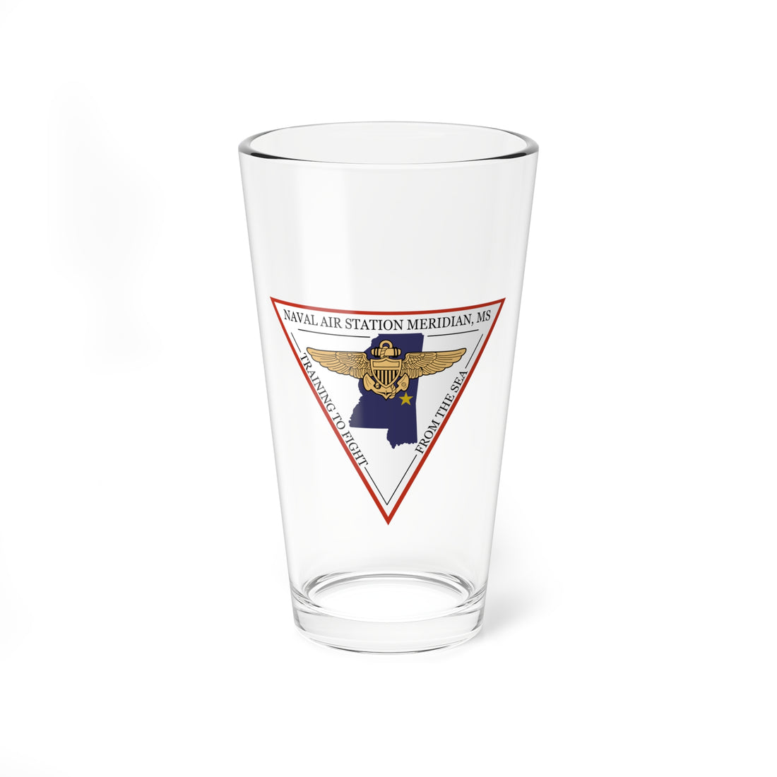 Hippy's Goodness Naval Air Station Meridian Pint Glass