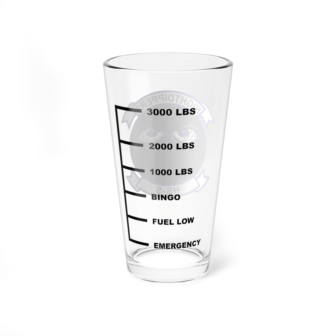 HS-5 Nightdippers Fuel Low Pint Glass Mixing Glass 16oz