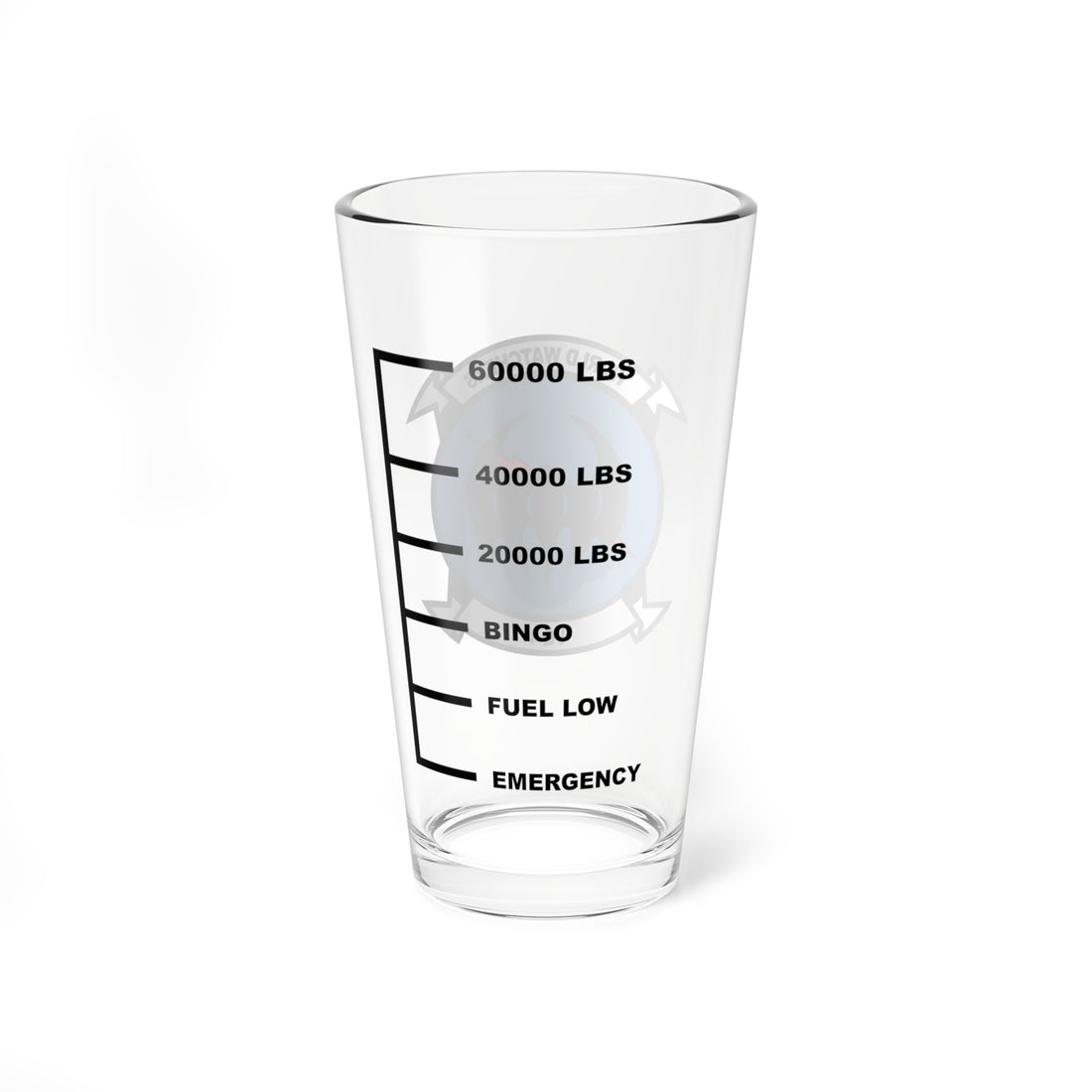 VQ-1 World Watcher Fuel Low Pint Glass