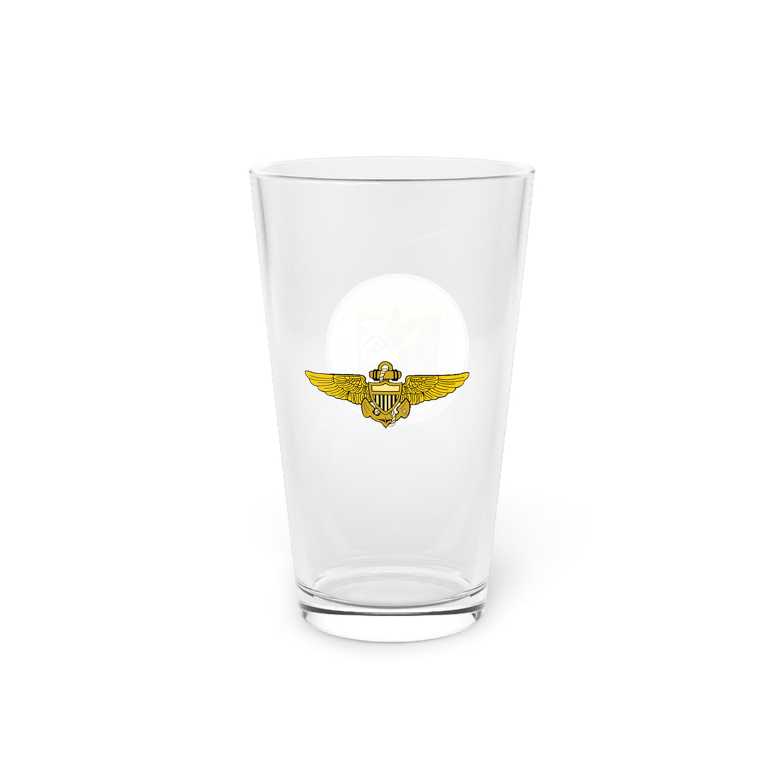 VW-4 Hurricane Hunters Naval Aviator Wings Pint Glass 16oz 