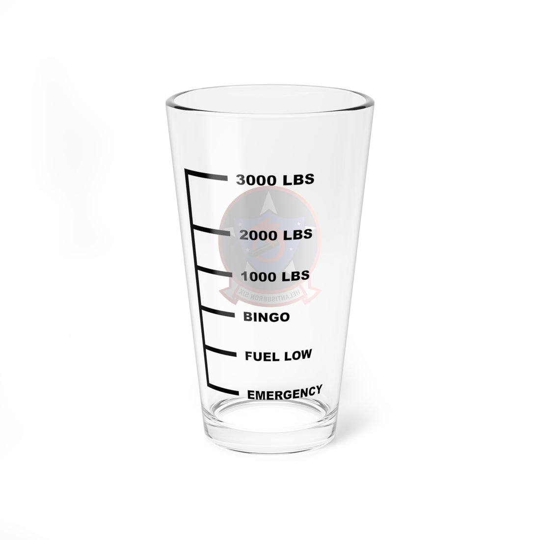 HS-6 Screamin Indians Fuel Pint Glass 16oz