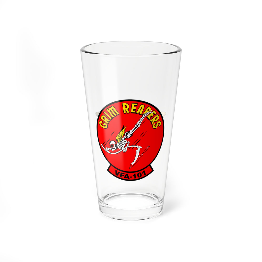 VFA-101 The Grim Reapers Aviator Pint Glass 