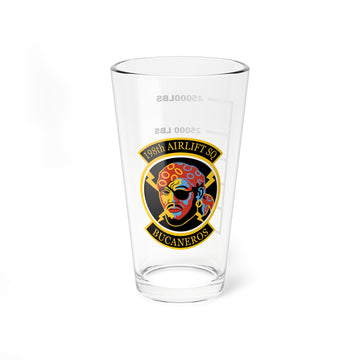 Hippy's Goodness 198th Airlift Squadron Fuel Low Pint Glass