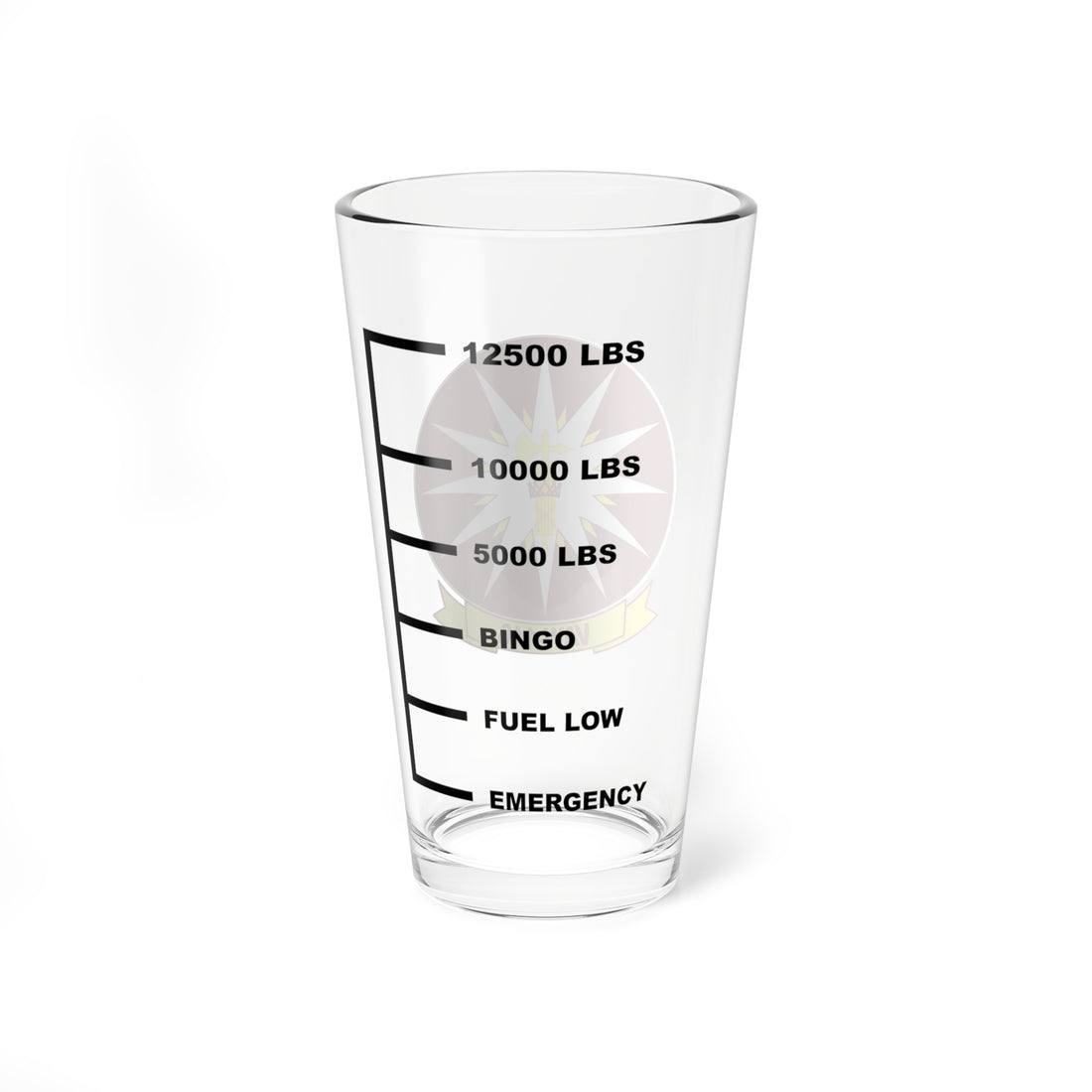 VAW-116 Sun Kings Fuel Low Pint Glass 16oz