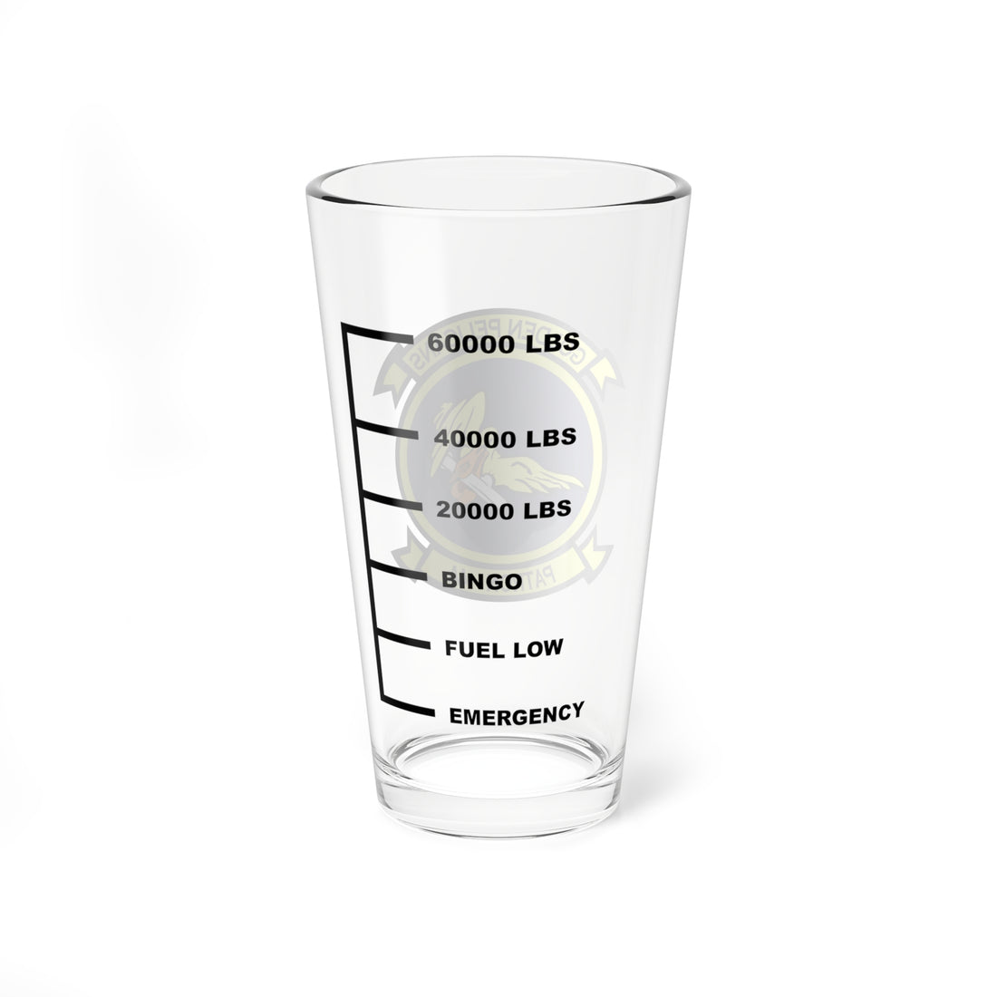 VP-44 Golden Pelicans Fuel Low Pint Glass
