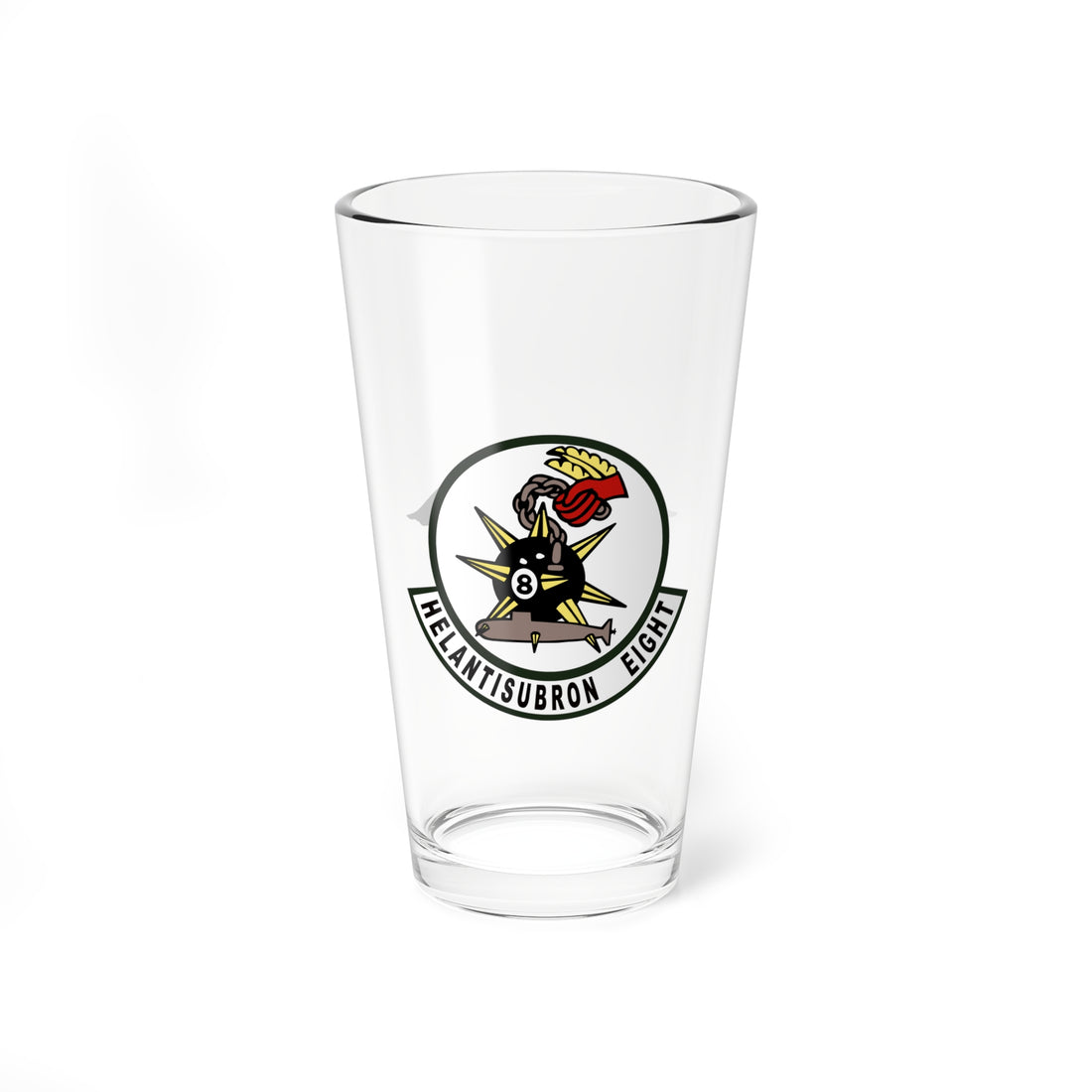 HS-8 Eightballers AT Aviation Electronics Technician Pint Glass
