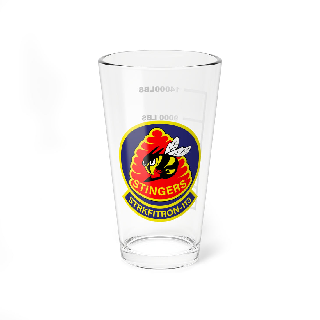 VFA-113 Stingers Fuel Low Pint Glass