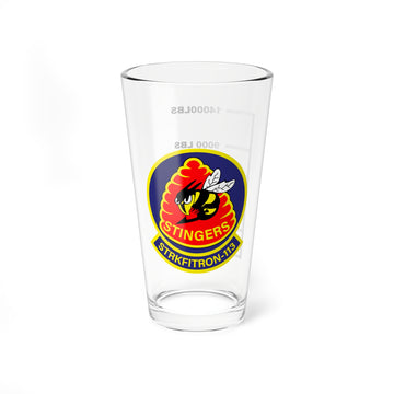 VFA-113 Stingers Fuel Low Pint Glass