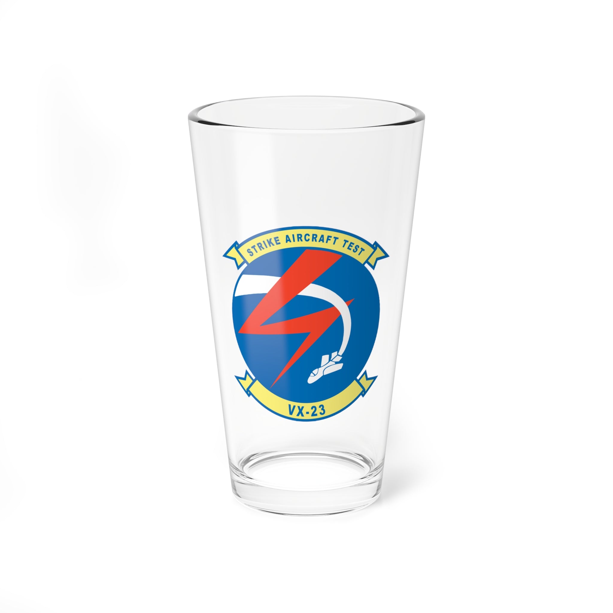 VX-23 Salty Dogs Pint Glass, Navy Test and Evaluation Squadron based in Pax River - Shop at Hippy's Goodness