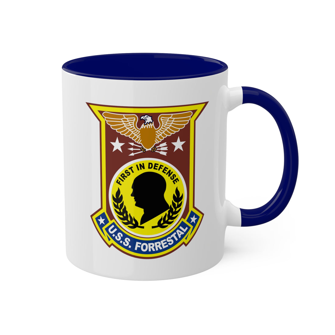 USS Forrestal ESWS Pin 10oz Coffee Mug