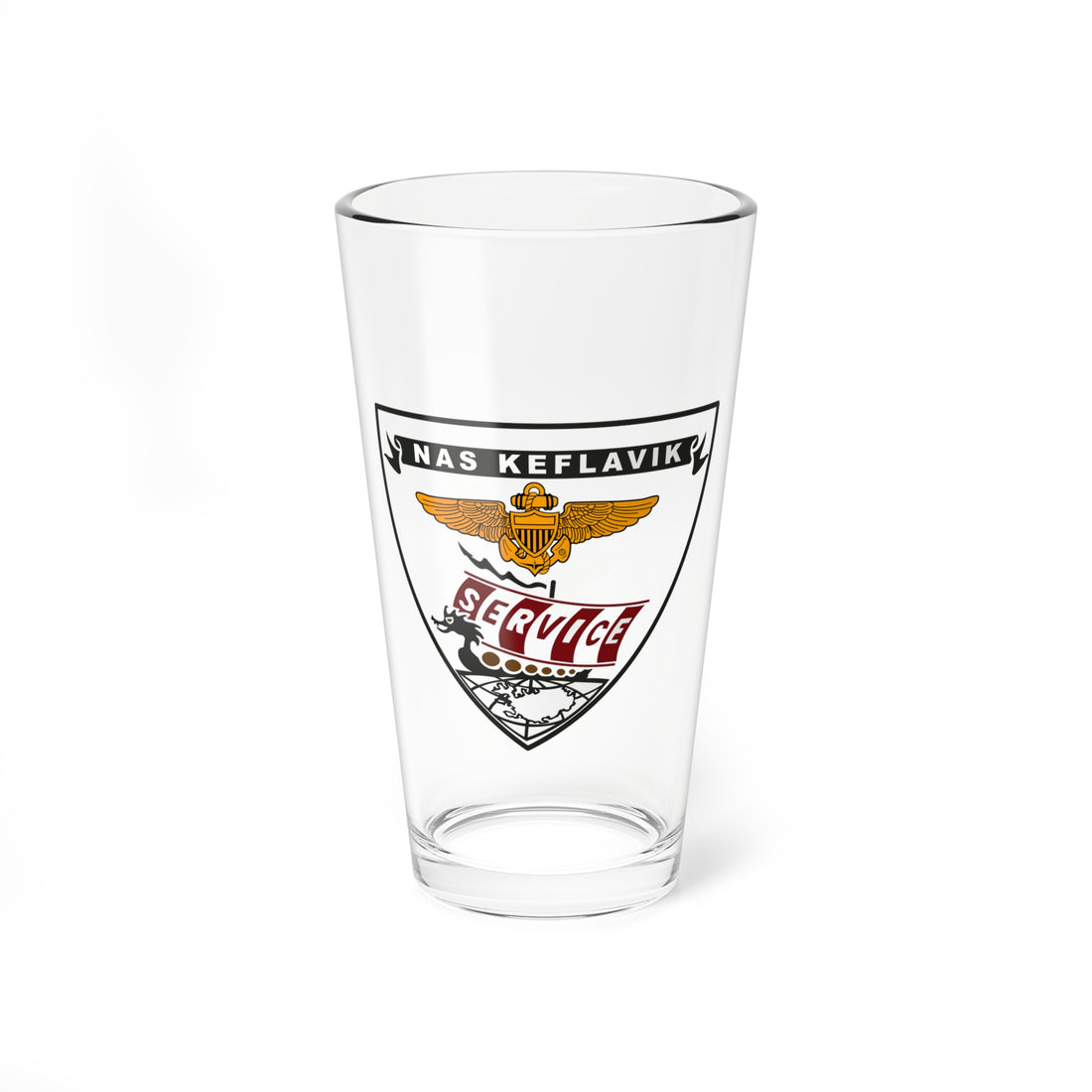 Hippy's Goodness NAS Keflavik Service Pint Glass