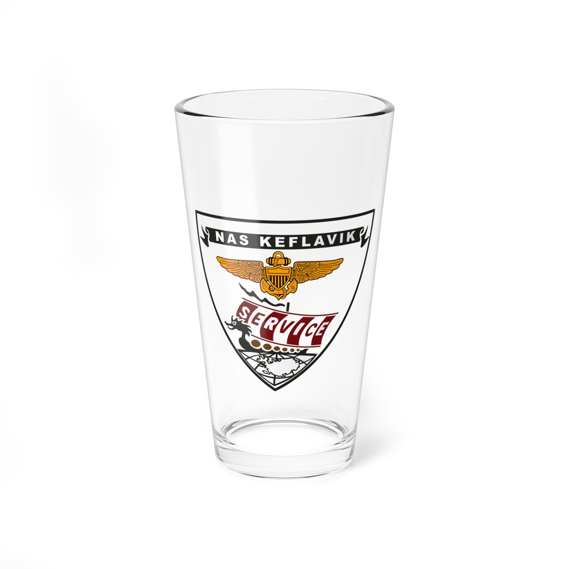 Hippy's Goodness NAS Keflavik Service Pint Glass