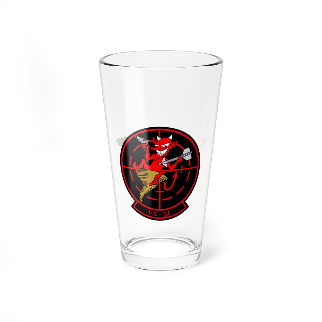 VX-31 Dust Devils Aircrewman Pint Glass 16oz