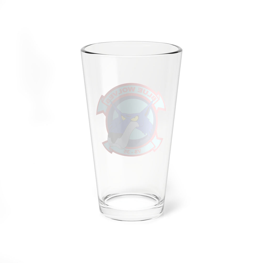 VS-35 Blue Wolves Pint Glass