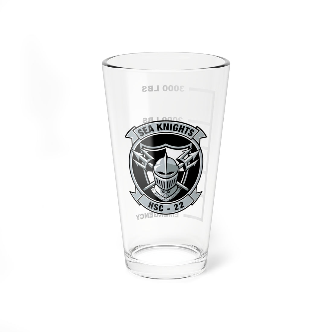 HSC-22 Sea Knights Fuel Low Pint Glass