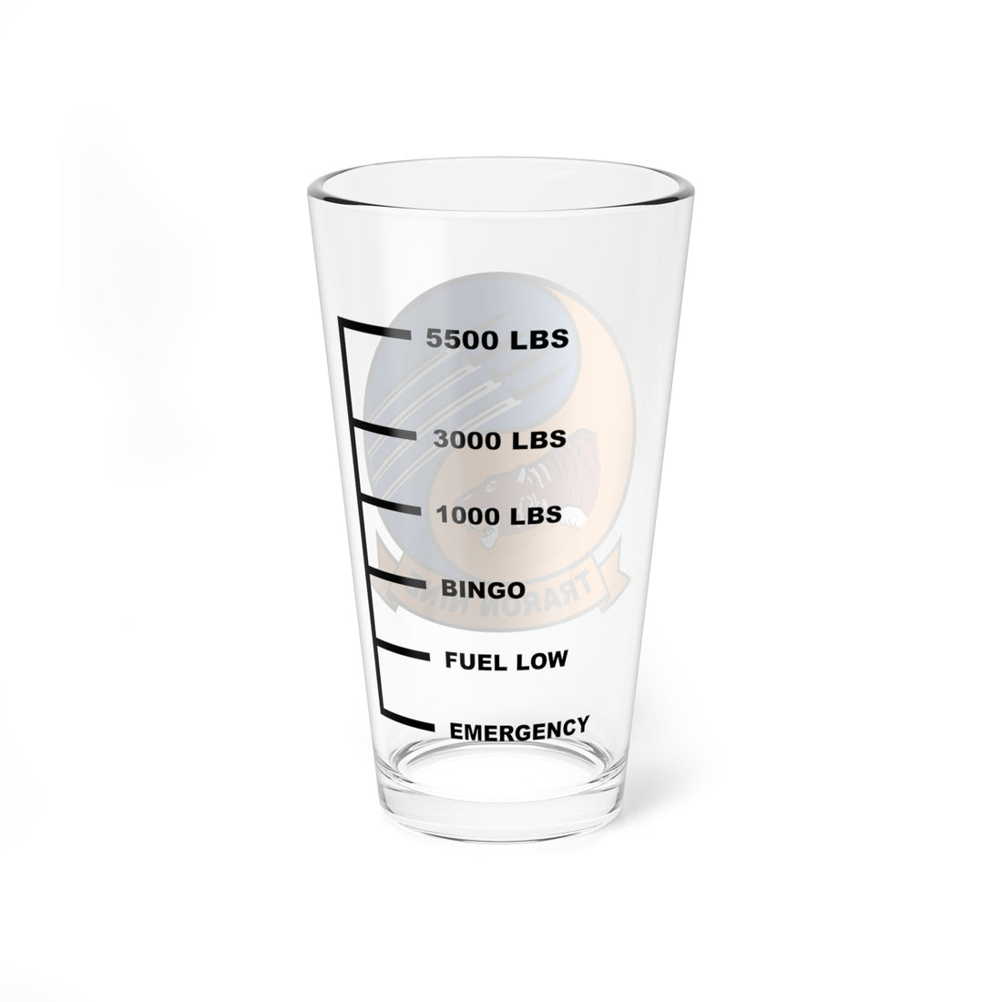 VT-9 Tigers Fuel Low Pint Glass