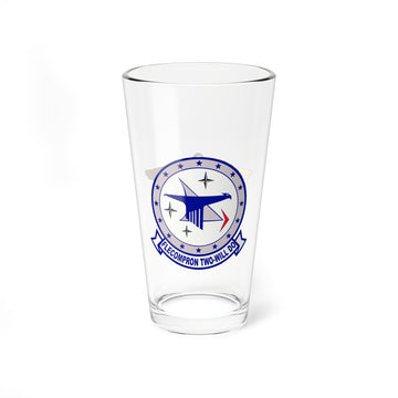 VC-2 Blue Falcons Aviator Pint Glass 16oz 