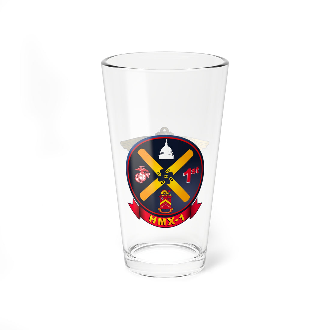 HMX-1 Nighthawks Aviator Pint Glass 16oz