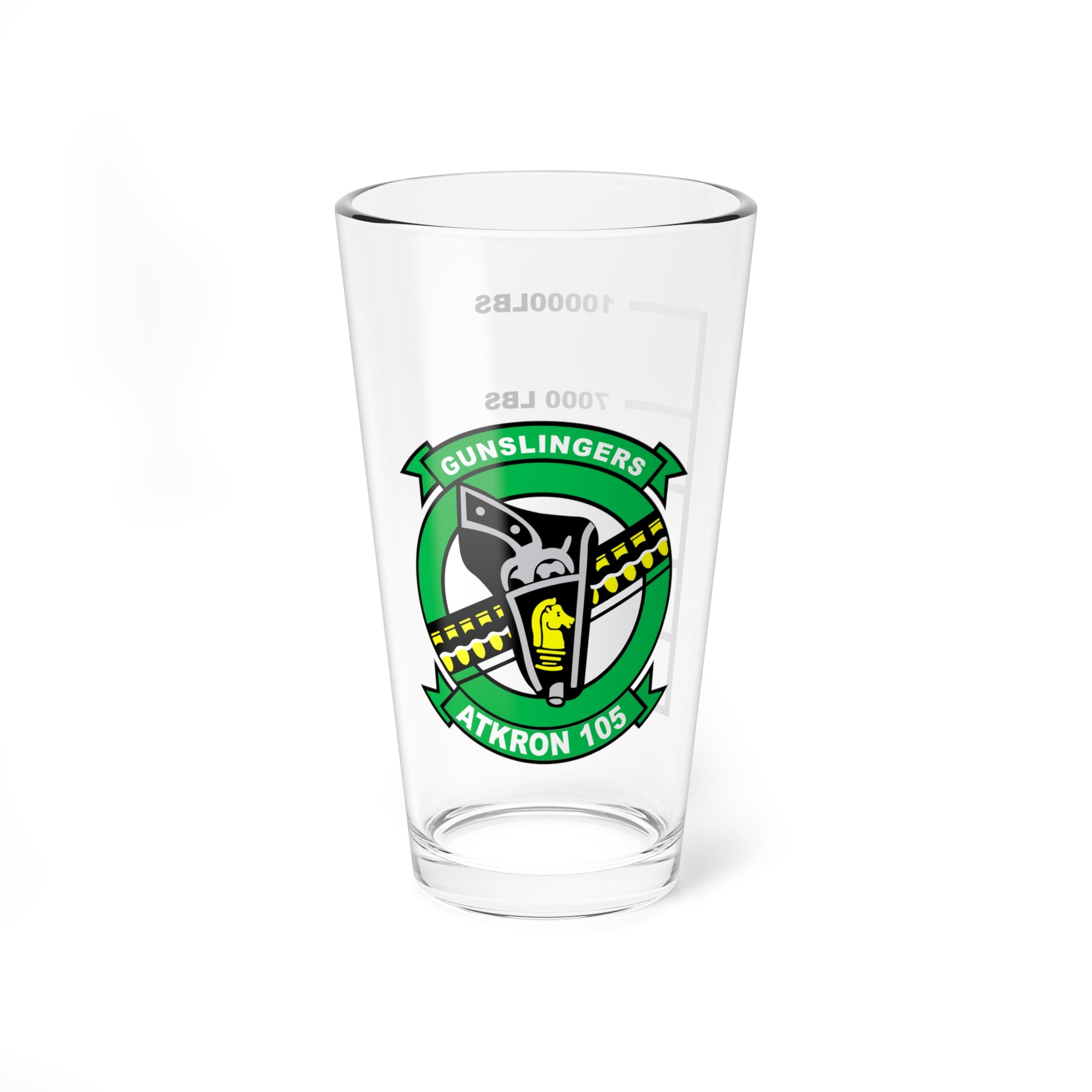 VA-105 "Gunslingers" Fuel Low Pint Glass