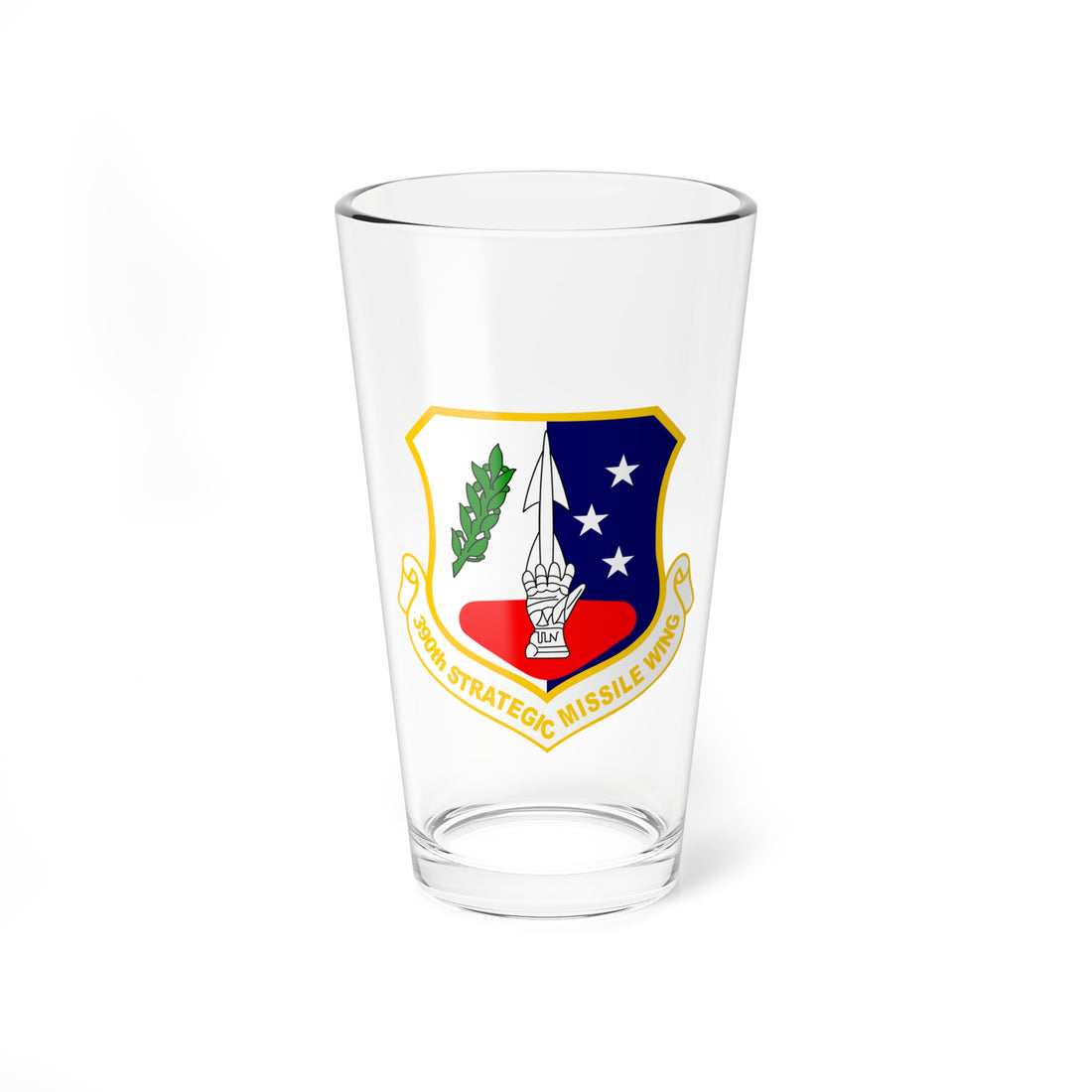 Hippy's Goodness 390th Strategic Missile Wing Pint Glass