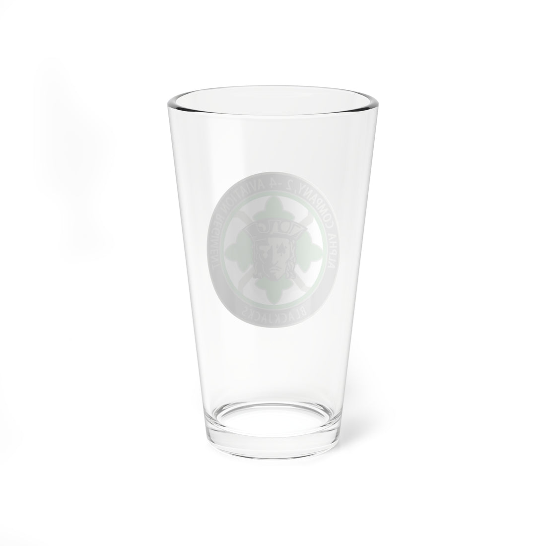 Alpha Company 2-4 Blackjacks Pint Glass