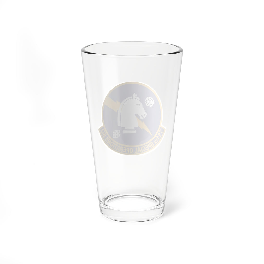 711th SOS Pint Glass, USAF Reserve Special Operations Squadron - Shop at Hippy's Goodnesss